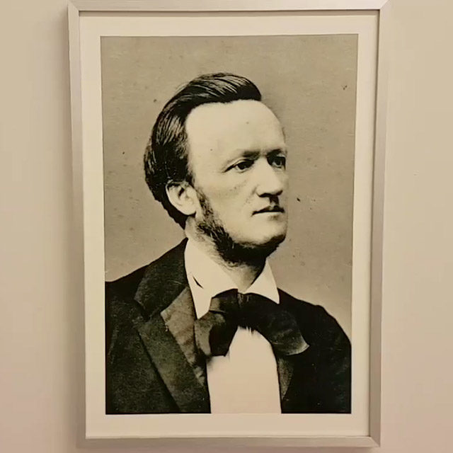 Foto: Porträts Richard Wagners aus den 1860ern in Haus Wahnfried